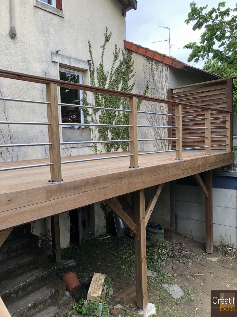 Structure Autoportante Garde-Corps "Eila" et palissade LIMOGES - 87 Haute-Vienne Structure Autoportante Garde-Corps "Eila" et palissade LIMOGES - 87 Haute-Vienne