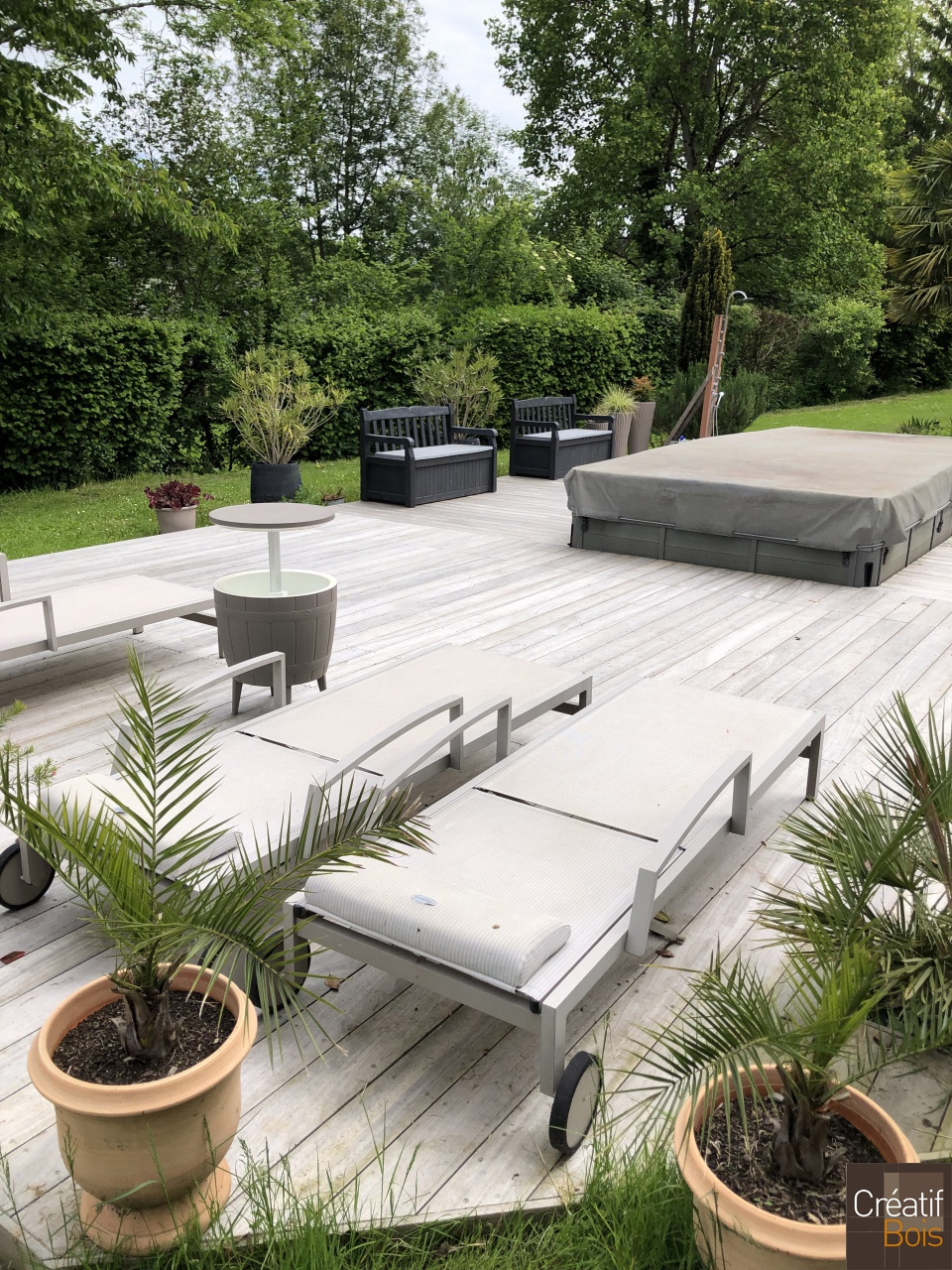 Plage de SPA en Padouk Vigeois - Corrèze 19 Plage de SPA en Padouk Vigeois - Corrèze 19