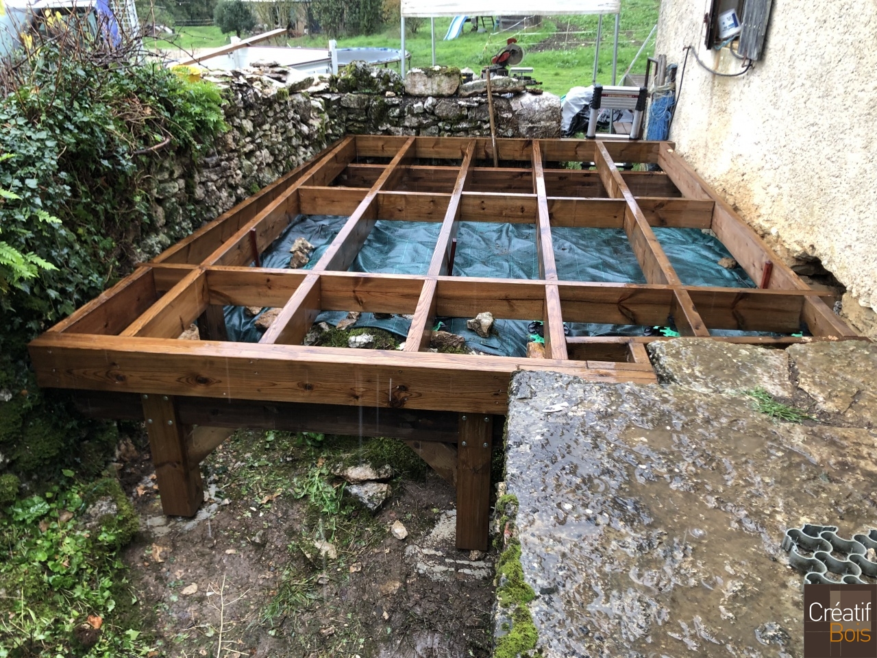 Structure autoportante en cours de réalisation - LENTILLAC du CAUSSE 46 Lot Structure autoportante en cours de réalisation - LENTILLAC du CAUSSE 46 Lot