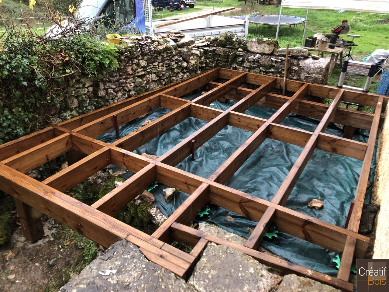 Structure autoportante en cours de réalisation - LENTILLAC du CAUSSE 46 Lot Structure autoportante en cours de réalisation - LENTILLAC du CAUSSE 46 Lot