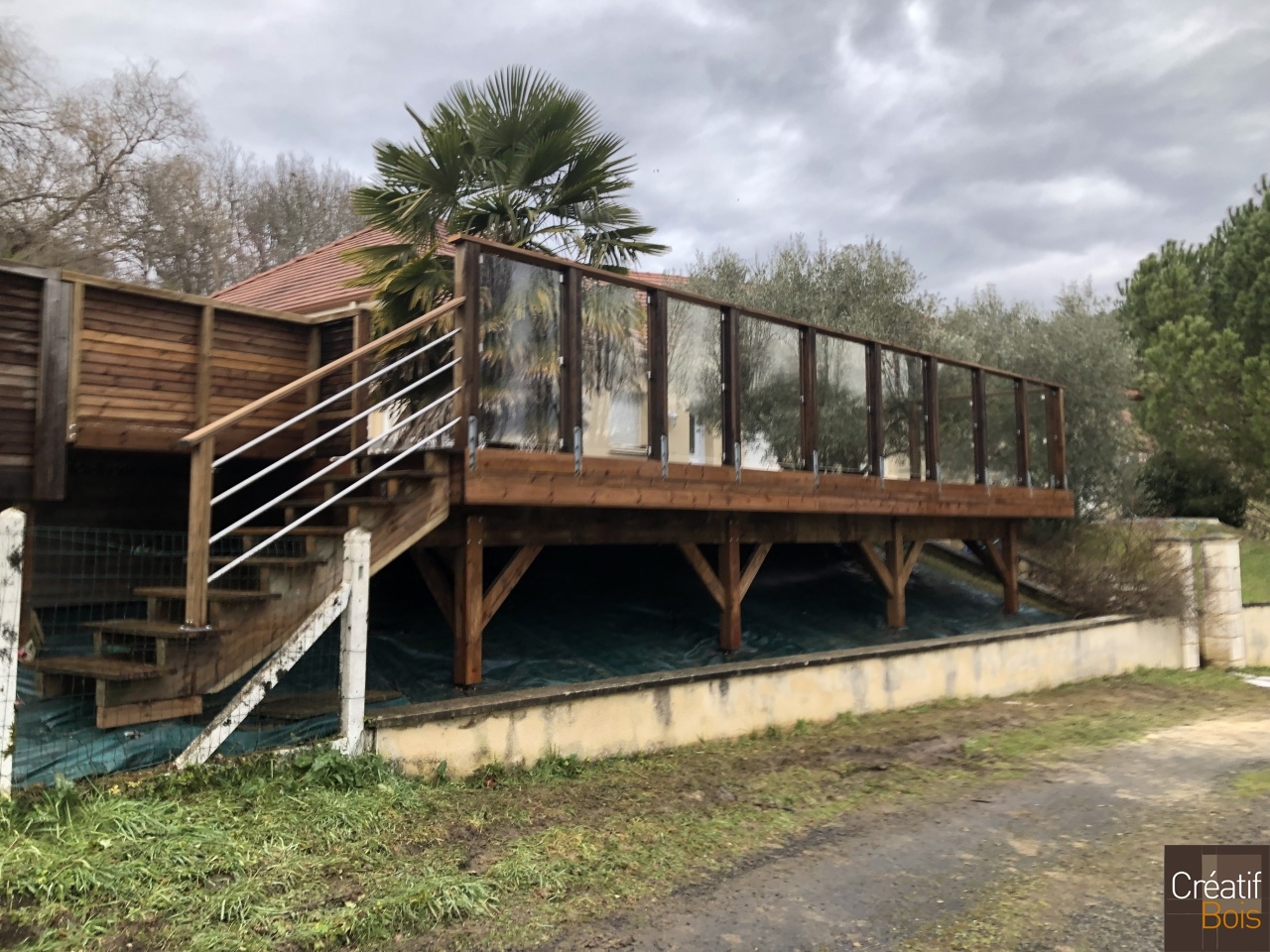 Structure autoportante escalier, Garde-Corps en Inox et en Verre - LISSAC 19 Corrèze Structure autoportante escalier, Garde-Corps en Inox et en Verre - LISSAC 19 Corrèze