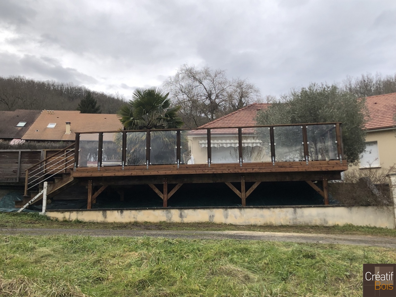 Structure autoportante escalier, Garde-Corps en Inox et en Verre - LISSAC 19 Corrèze Structure autoportante escalier, Garde-Corps en Inox et en Verre - LISSAC 19 Corrèze