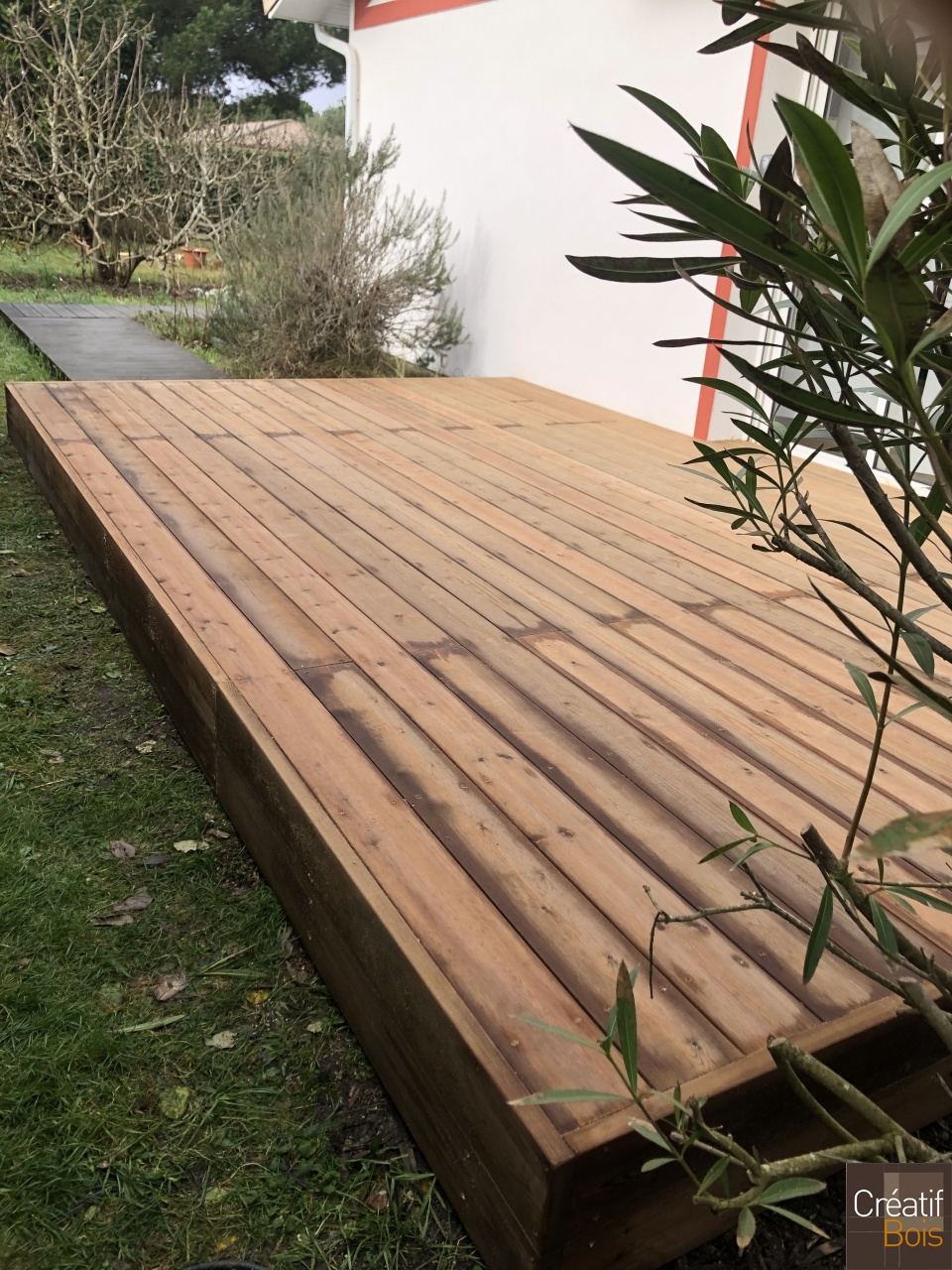 Terrasse sur Sol Stable en Pin Rouge GUJAN - Gironde 33 Terrasse sur Sol Stable en Pin Rouge GUJAN - Gironde 33