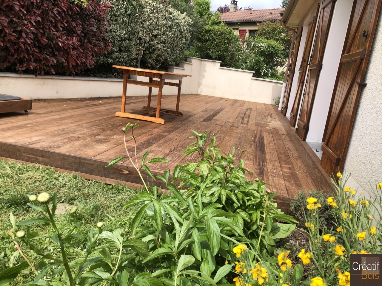 Terrasse sur sol dur en Pin de Caroline - ISLE 87 Haute-Vienne Terrasse sur sol dur en Pin de Caroline - ISLE 87 Haute-Vienne