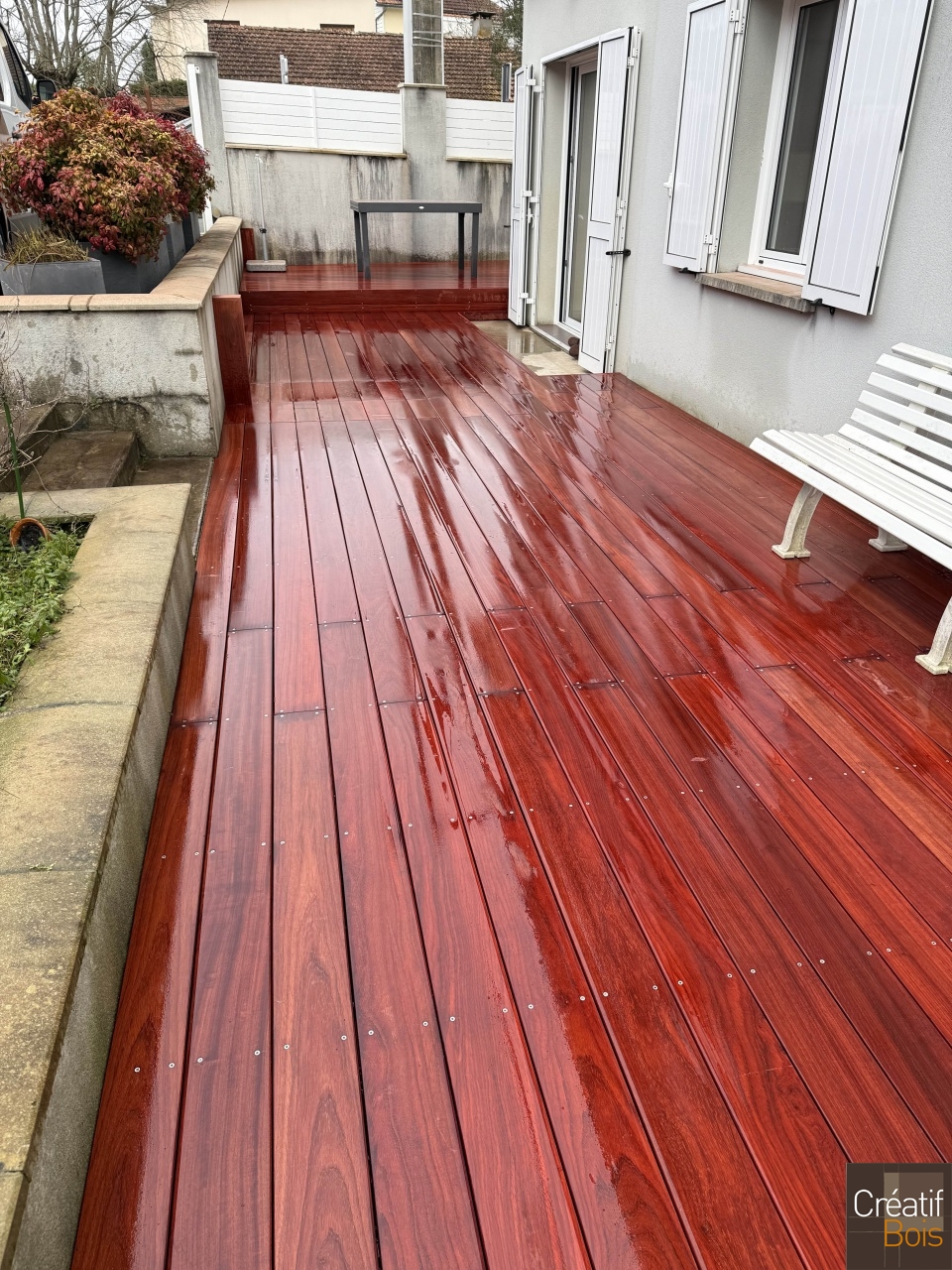 Terrasse sur Sol Dur en Padouk - Bordeaux 33 Gironde Terrasse sur Sol Dur en Padouk - Bordeaux 33 Gironde