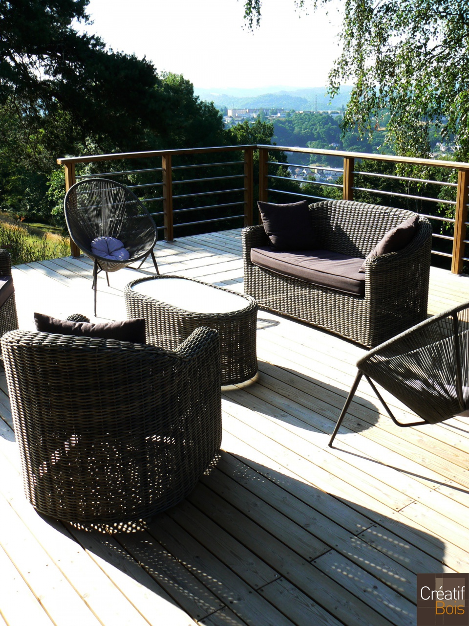 Terrasse sur sol stable Garde-Corps Eila TULLE - Corrèze 19 Terrasse sur sol stable Garde-Corps Eila TULLE - Corrèze 19