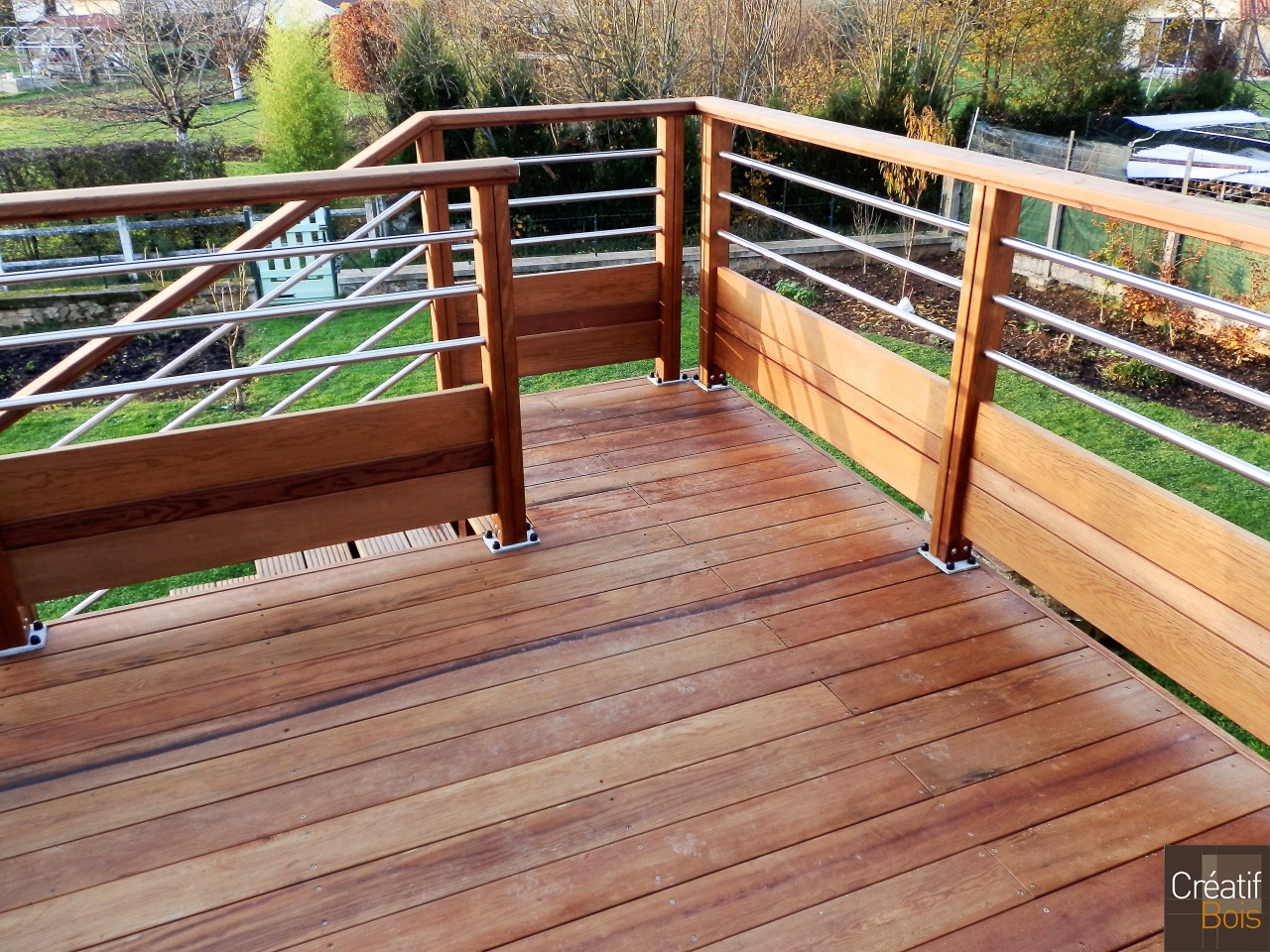 Terrasse en hauteur avec Escalier et Garde-Corps Corrèza RILHAC RANCON - Haute Vienne 87 Terrasse en hauteur avec Escalier et Garde-Corps Corrèza RILHAC RANCON - Haute Vienne 87