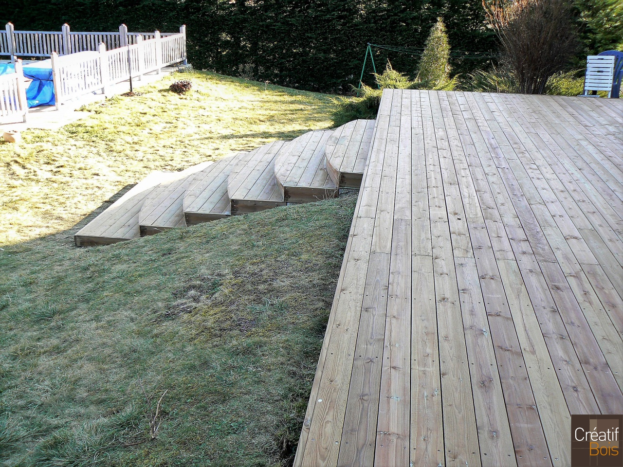Escalier et terrasse en Pin Rouge du Nord SAINT CLEMENT - Corrèze 19 Escalier et terrasse en Pin Rouge du Nord SAINT CLEMENT - Corrèze 19