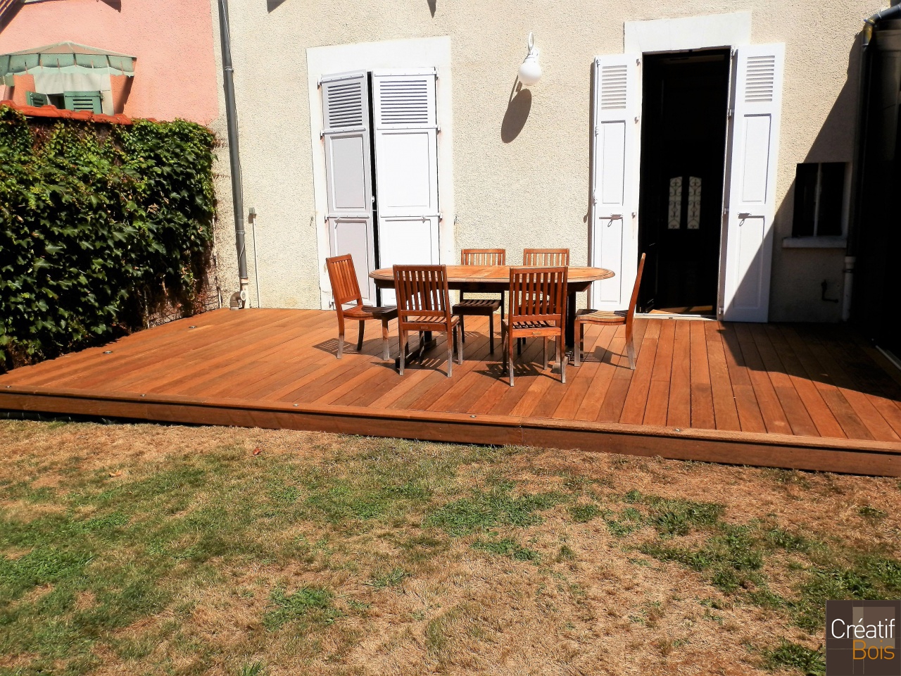 Terrasse au Sol en Ipé LIMOGES - Haute-Vienne 87 Terrasse au Sol en Ipé LIMOGES - Haute-Vienne 87