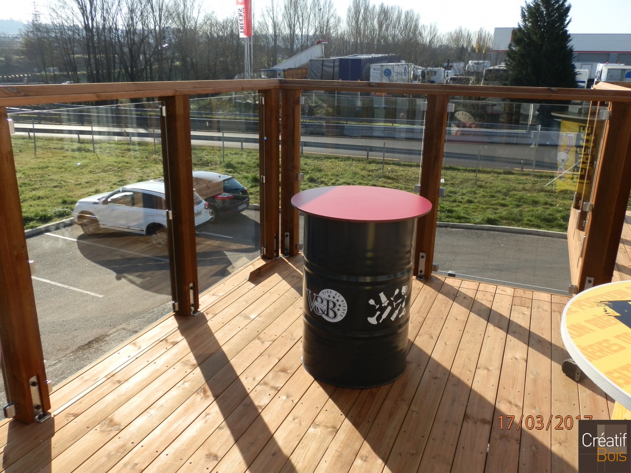 Garde-corps bois verre Vézèra BRIVE - Corrèze 19 Garde-corps bois verre Vézèra BRIVE - Corrèze 19