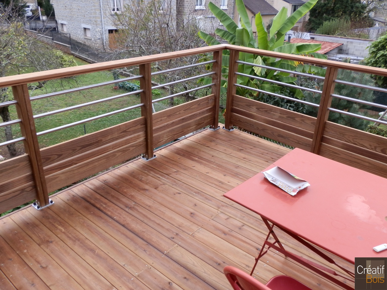 Garde-corps "Corréza" sur terrasse en Pin Rouge du Nord BRIVE - Corrèze 19 Garde-corps "Corréza" sur terrasse en Pin Rouge du Nord BRIVE - Corrèze 19