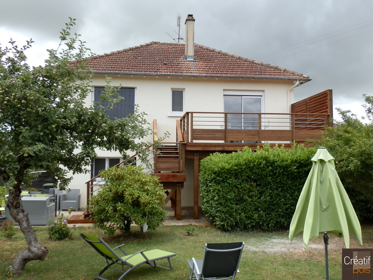 Terrasse autoportante Garde-Corps Corrèza et Brise-Vue PEYRAT DE BELLAC - Haute Vienne 87 Terrasse autoportante Garde-Corps Corrèza et Brise-Vue PEYRAT DE BELLAC - Haute Vienne 87