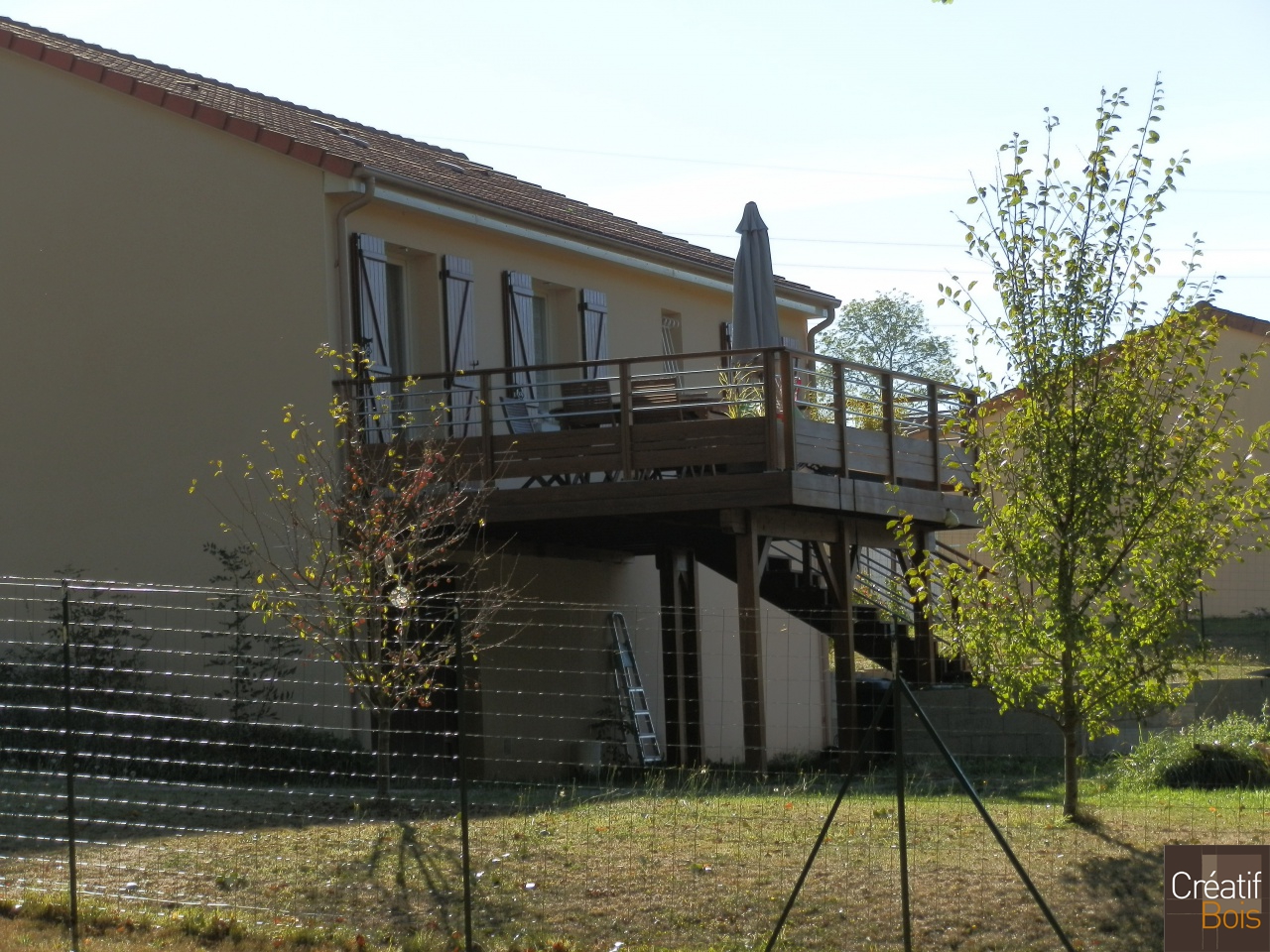 Terrasse sur poteaux Garde-Corps Corrèza et Eila - ST HILAIRE BONNEVAL - Haute Vienne 87 Terrasse sur poteaux Garde-Corps Corrèza et Eila - ST HILAIRE BONNEVAL - Haute Vienne 87