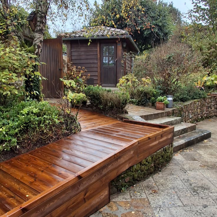 rampe d'accès en bois par Créatif Bois